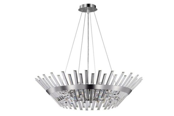 Hanging chandelier STILFORT Snowy 21 sq.m., 80x32.5x80 cm, E14