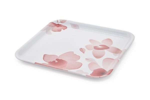 Tray Hall Aquarelle 33.2x2.1x33.2 cm, Plastic