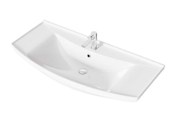 Semi-built-in washbasin Style 105 Semi-built-in, 105.5x20.5x49.5 cm