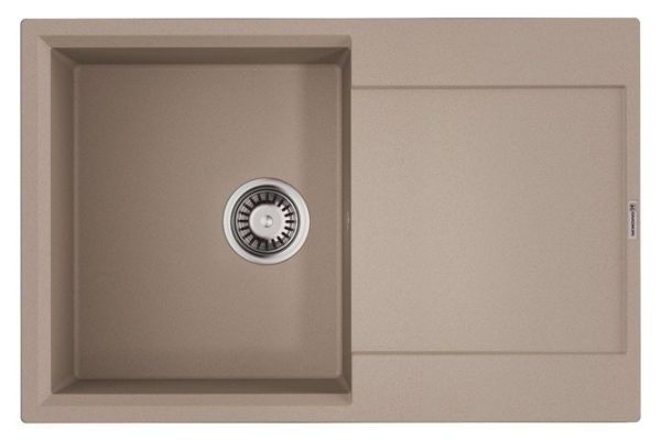 Inset sink with wing OMOIKIRI Daisen 78T-SA 4993528 78x51x23 cm