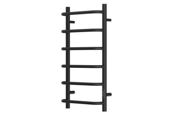 Electric heated towel rail POINT Nika P6, black PN08848B 43.2x80x13.6 cm