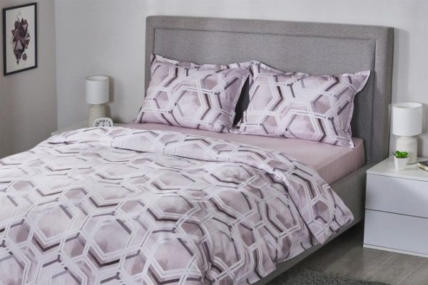 Bed linen set ESTUDI BLANCO Paulino Satin 150x215 cm, 1.5 sleeping