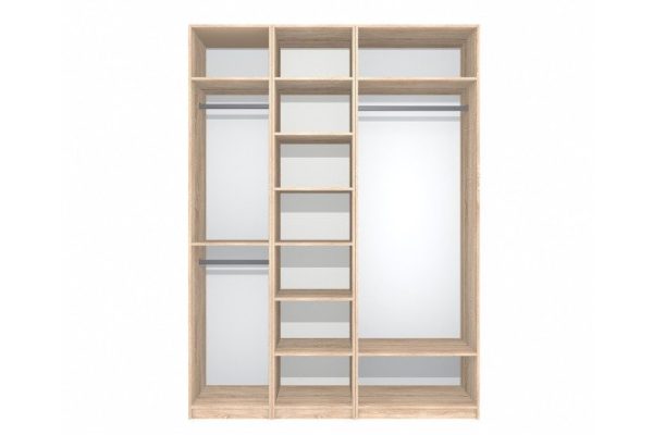 Wardrobe system Oscar Bergen 175x236x58 cm, Sonoma oak