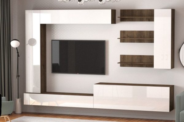 Furniture set Studio No. 6 expressive oak/white diamond