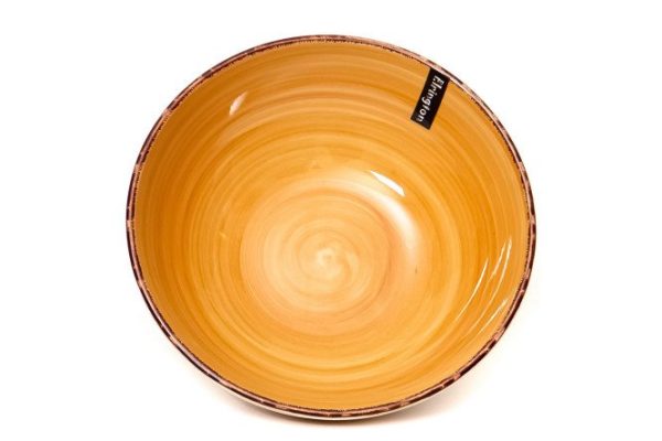 Deep plate Airbrush Sand Ceramics, 18 cm