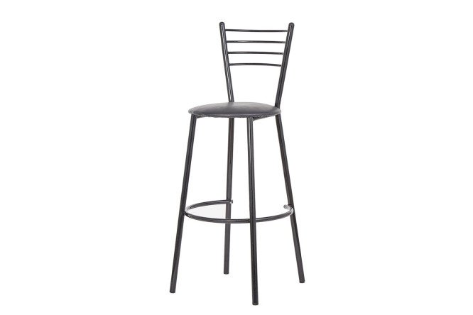 Chair Rumba 49x113x49 cm, upholstery color black, legs black