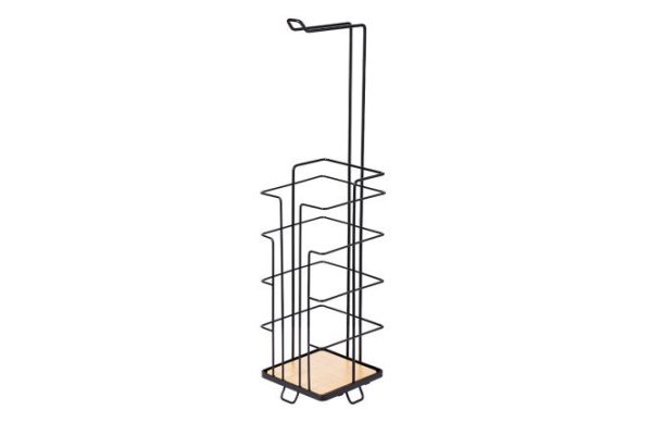 Toilet paper rack BERKRAFT Malme with storage for 3 rolls Metal