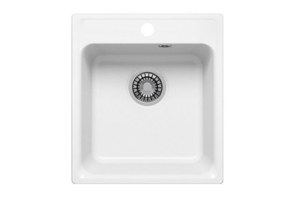 Kitchen sink UPD-406 391020201 43x48x20 cm