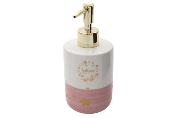 Liquid soap dispenser Sakura 250 ml, Ceramic