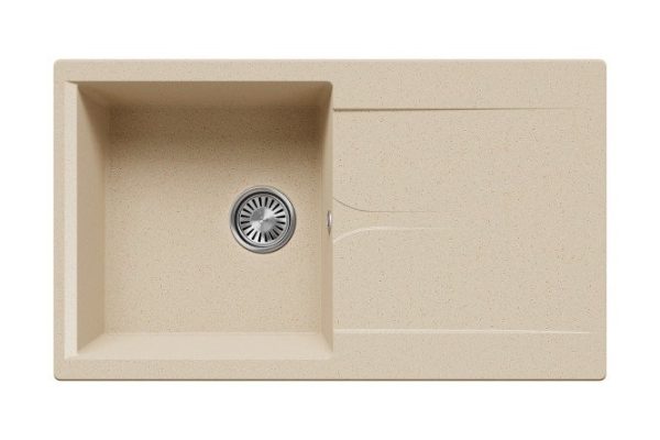 Built-in sink with drainer Gals-860 86x50x20 cm