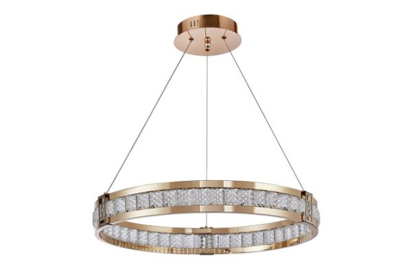 LED pendant chandelier FAVOURITE Theatrum 35.6 sq.m., 60x8x60 cm, LED