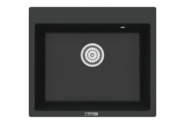 Kitchen sink POINT Binga 60 PN3003B, black 60x52x22 cm