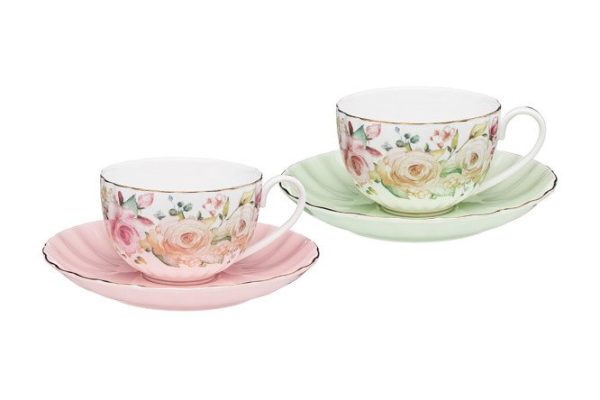 Tea set Lefard Seasons 2 persons, 4 pcs., Porcelain
