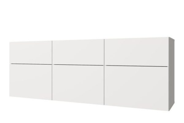 Cabinet 6 drawers Oscar 180x64 with push to open