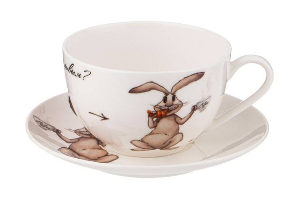 Tea pair Lefard Happiness Available for 1 person 300 ml, Porcelain