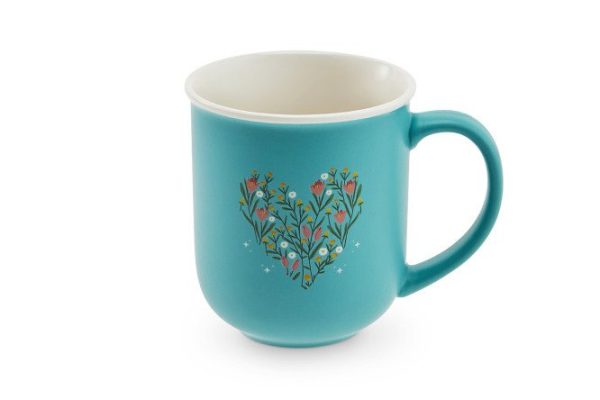 Floristy mug 410 ml, Porcelain