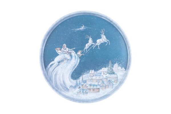 Serving tray Snow Queen 33x2.1x33 cm, Steel