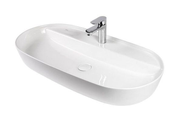 Sink surface BOND Oval S01-800 Surface mounted, 80x14x40 cm