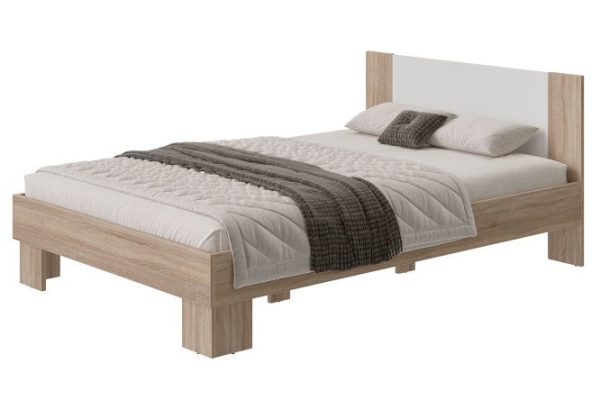 Martin's bed color white, sonoma oak