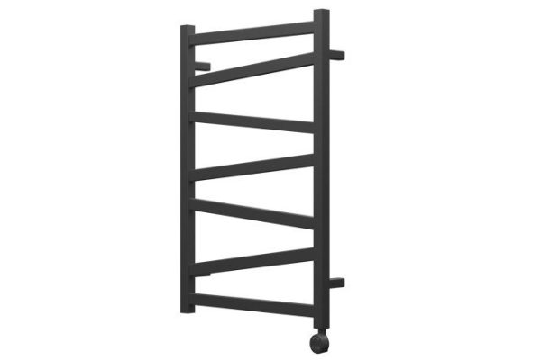 Electric heated towel rail POINT Phoenix P7, black PN15158BE 53x86.5x9 cm