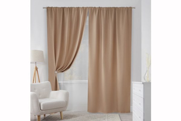 Set of curtains with ribbon MICASA Federico 150x280 cm, 2 pcs.