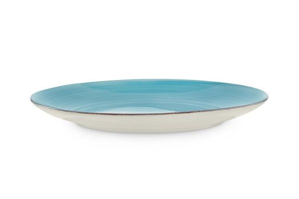 s2bc58gfgopmhyik7bieycowe83p5uyq.jpg Dinner plate EVIO Bermuda Turquoise Ceramic, 27 cm