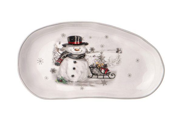 Oval plate Happy New Year! Ceramics