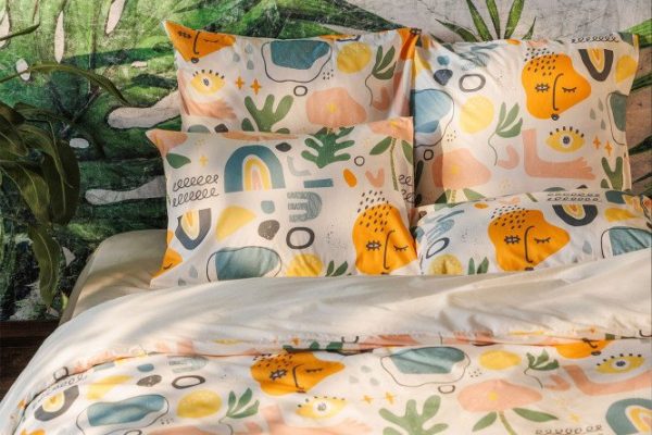 Bed linen set Trendy Cotton 200x220 cm, Euro