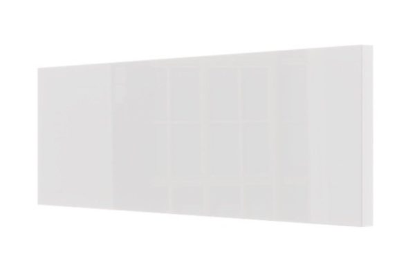 Amika front of a low cabinet drawer 59.6x17.6 cm, white gloss color