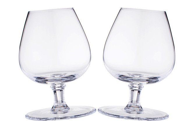 Set of glasses for cognac Lefard Crazy Balance Blue 600 ml, Glass, 2 pcs.