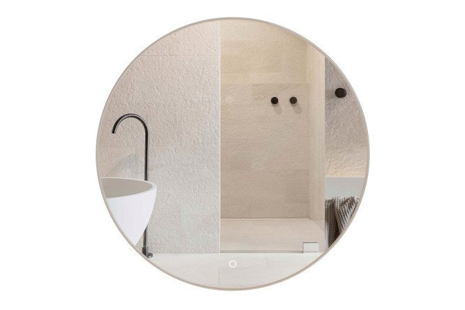 Round mirror with LED lighting ONIKA Sola 80 208097 80x80x2 cm