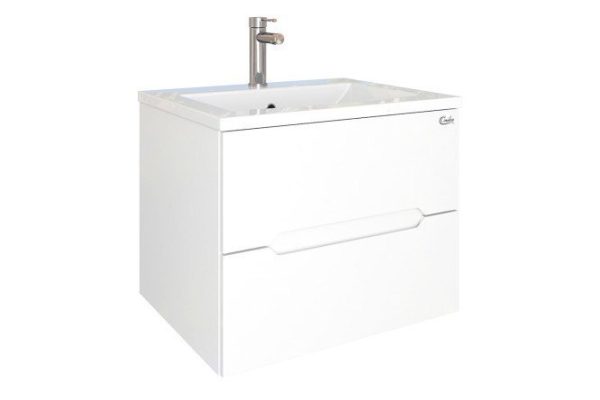 Hanging cabinet ONIKA Island 106114 59 cm, frame color white, facade white