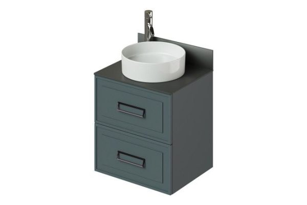 Hanging cabinet Pino 58.2 cm, frame color velluto avocado, facade velluto avocado