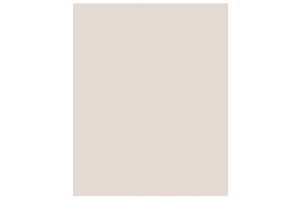 Decorative overlay Demi for floor cabinets 57.6x72 cm, matte latte color