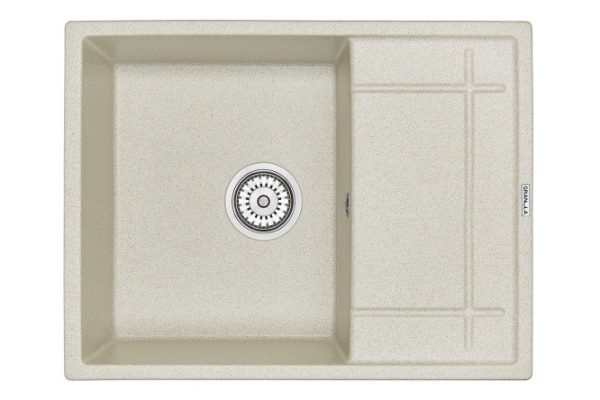 Inset sink with drainer GRANULA Granula 6501 65x49.5x20 cm