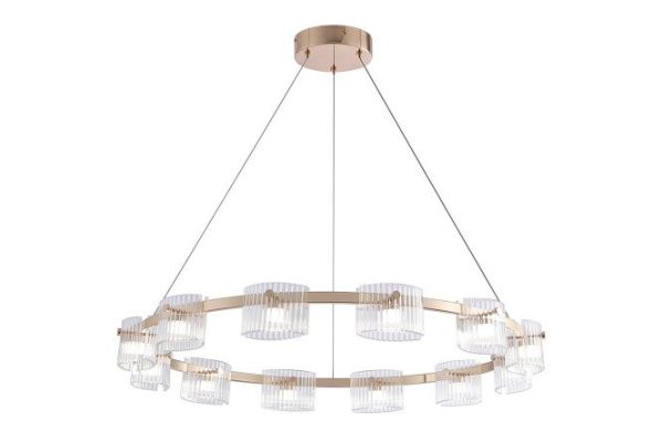 Hanging chandelier FAVOURITE Ori 7 sq.m., LED, 82 cm
