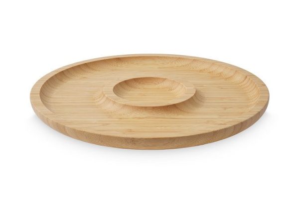 Serving dish with 2 sections Wilmax ENGLAND WL-771048 Bamboo