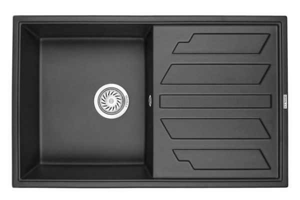 Inset sink with drainer GRANULA Granula 8002 79x50x20 cm