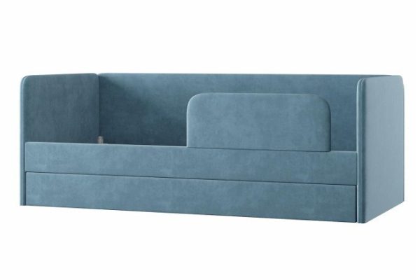 Bed Molly 90x200 cm color blue