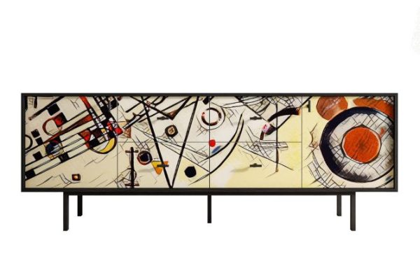 Chest of drawers Emerson by Kandinsky 2 doors and 4 drawers