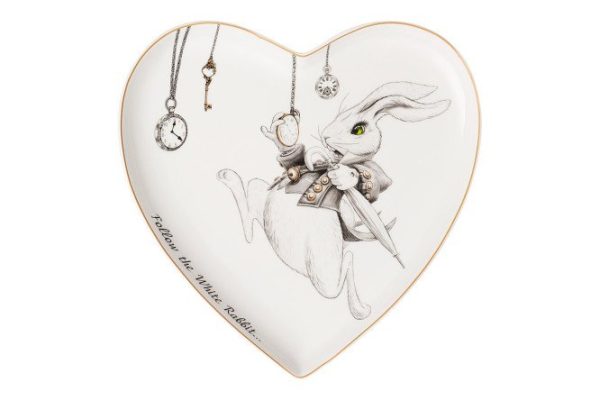 Plate Lefard Wonderland Heart Porcelain