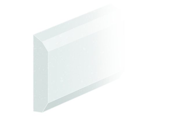 Additional edging Stone twelve express with one-component adhesive, 60 cm, panna cotta