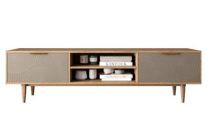 Chest of drawers for TV low Line with niche