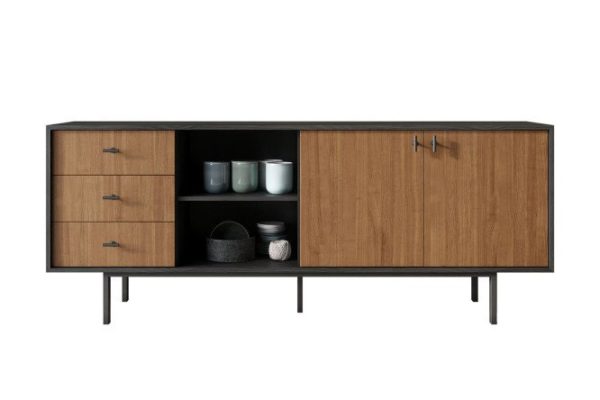 Emerson chest of drawers with doors and niche