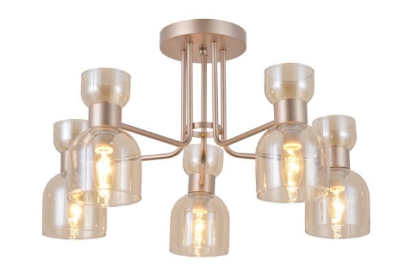 Chandelier SCHAFFNER Boccale 25 sq.m., 58x33x58 cm, E14