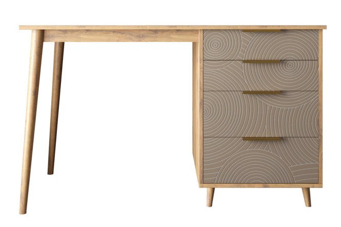 Line work table with 1 cabinet