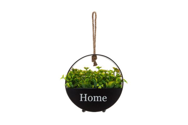 Artificial plant 23HDL0512 in a decorative box 20x6.5 cm