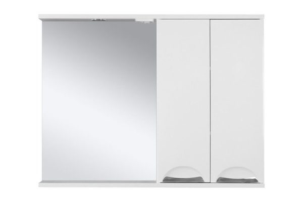 Mirror cabinet Cube 120 P-Cube-01120-011P with LED backlighting 120x80x18 cm, Right