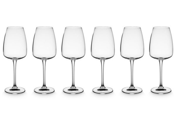 Set of glasses for white wine Anser 440 ml, Glass, 6 pcs.