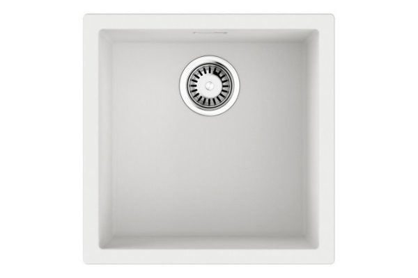 Inset sink OMOIKIRI Yamakawa 45T-U/I-WH 4993310 45.6x45.6x20 cm